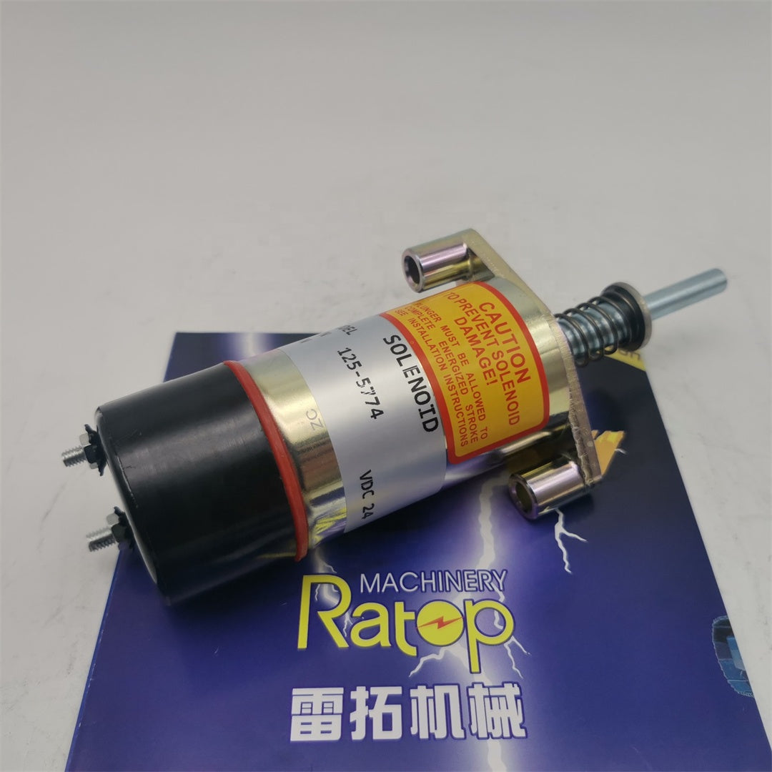 E330B E330C 3306 Excavator Flameout Stop Solenoid 125-5774 1255774 Shutoff Solenoid Valve 125-5774 1255774