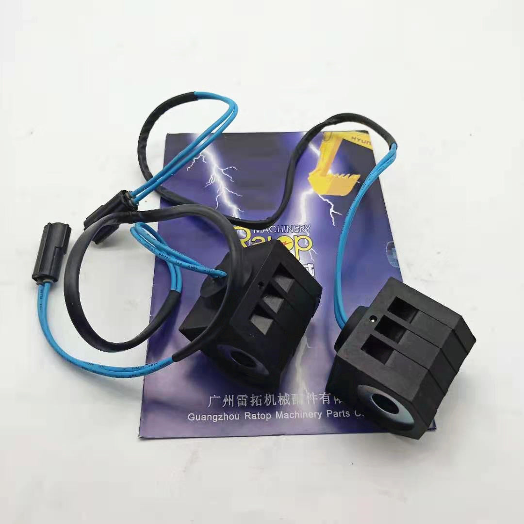 Doo-san Genuine 24V DX225LC DX225LC-7 Excavator Coil K1047557 Solenoid Valve Coil K1047557